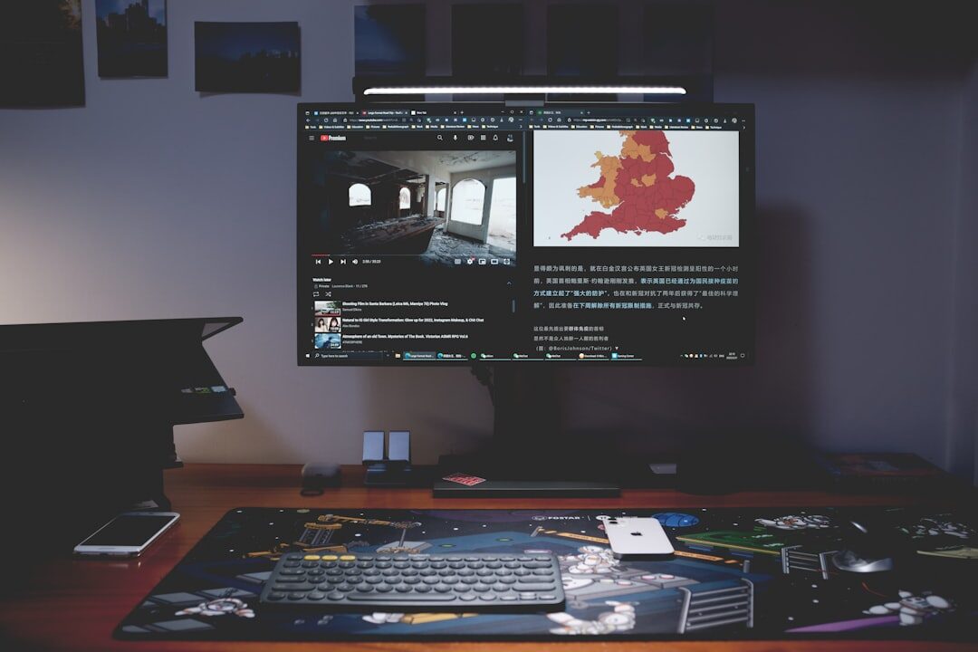 Anúncio online sendo clicado