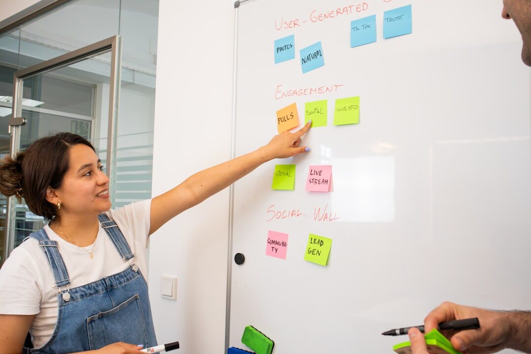 Equipe elaborando estratégias de storytelling