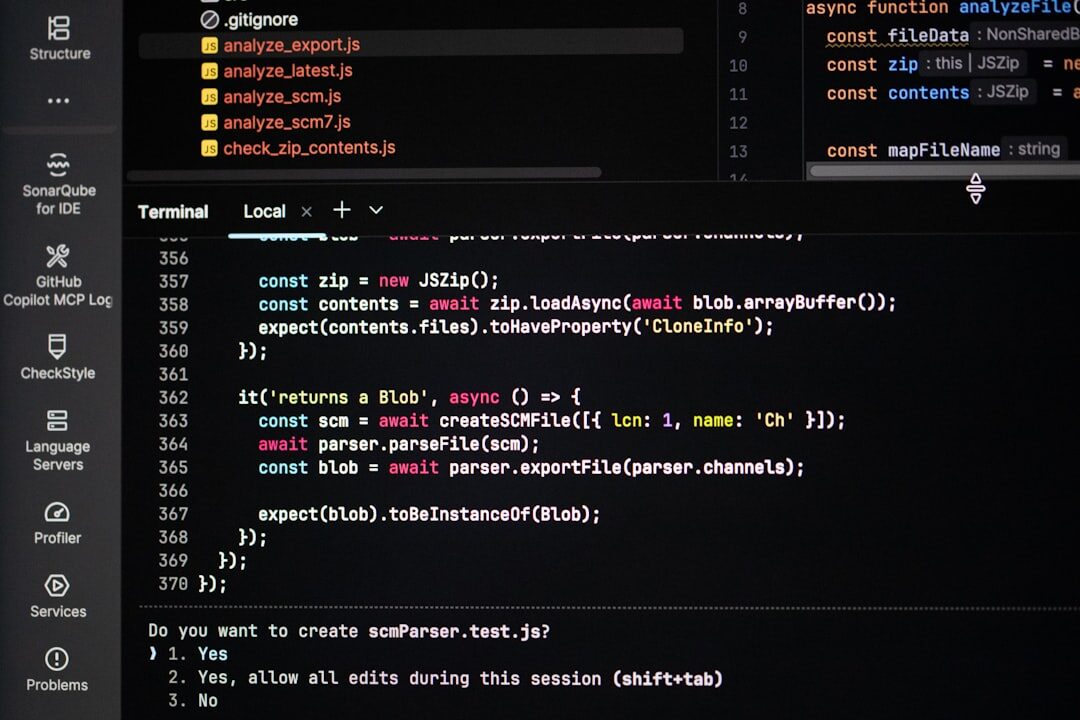 Interface de design de site moderno