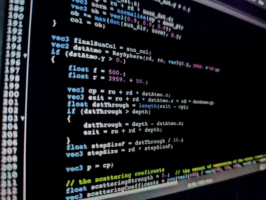 Estrutura de site em tela de computador