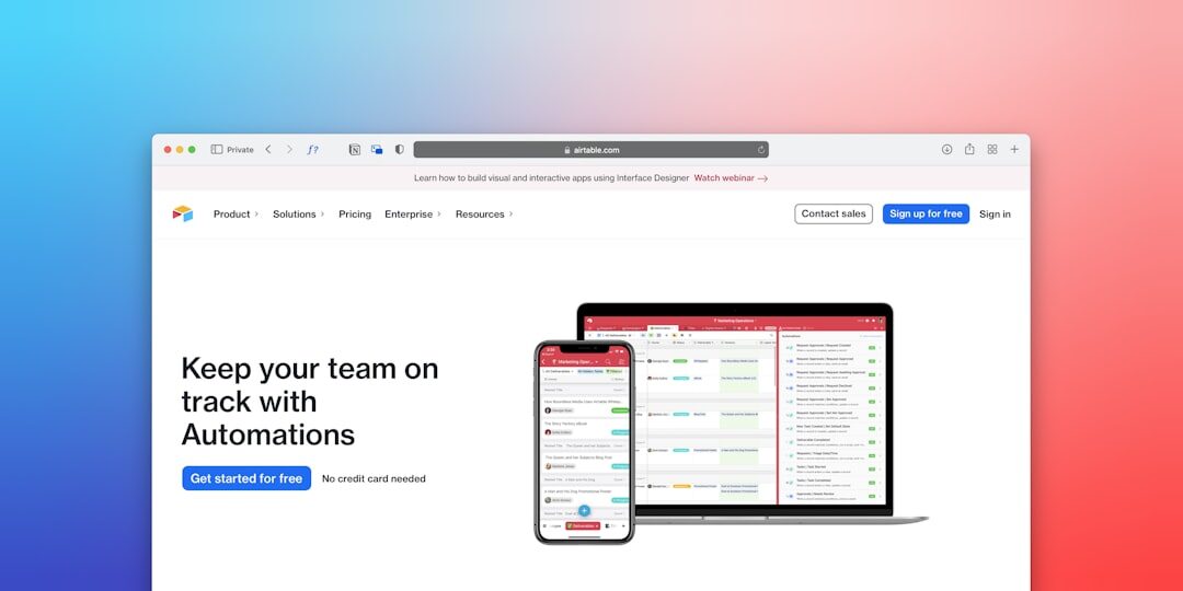 Exemplo de design de site moderno