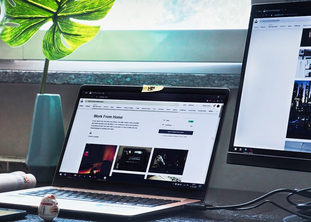 Anúncios de marketing digital na tela