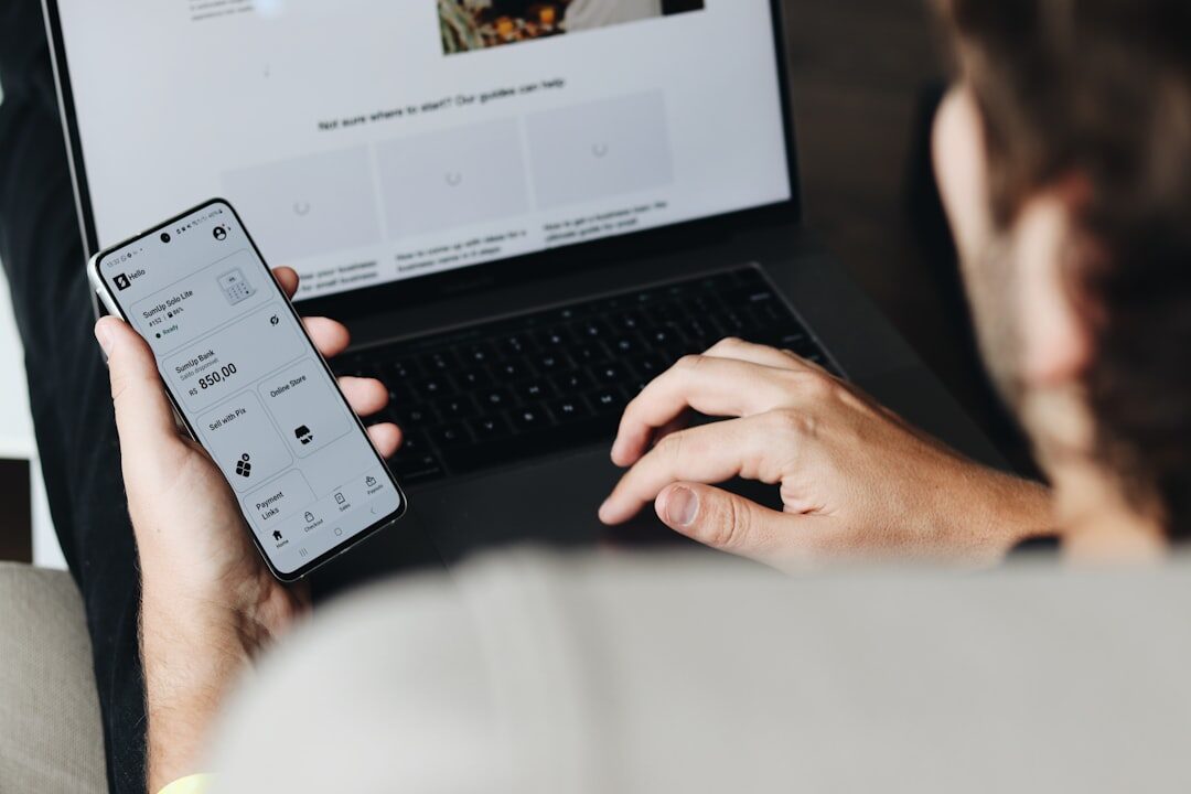 Design moderno de site com interface de usuário