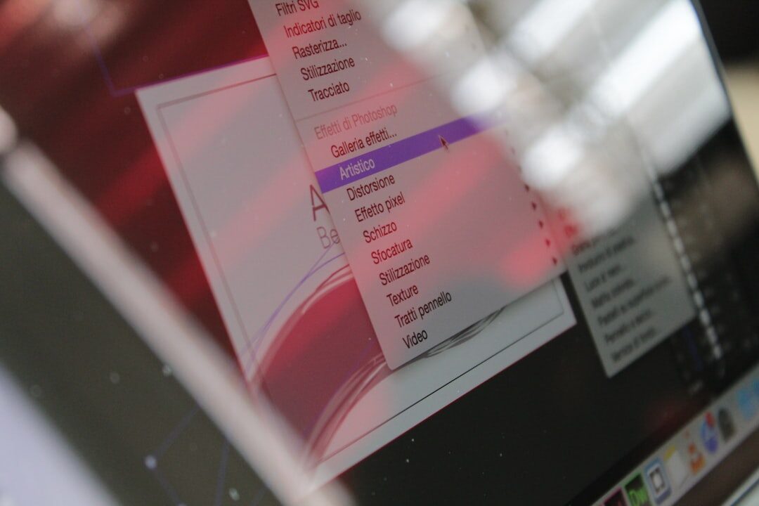 Interface de design web moderna
