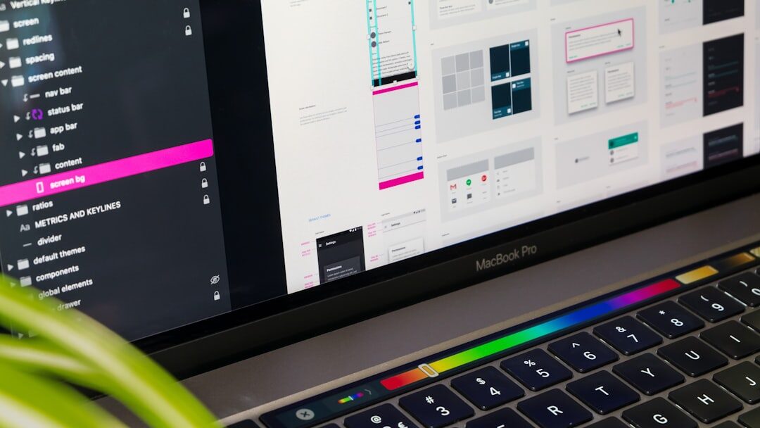 Layout moderno de design de site