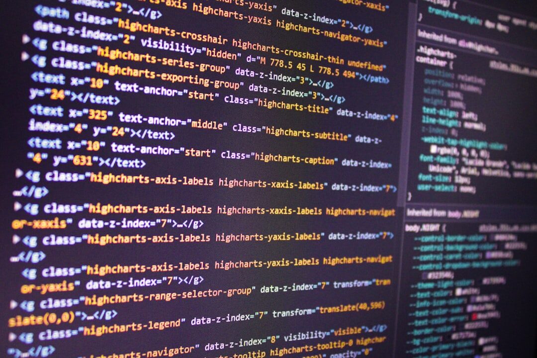 Desenvolvedor criando interface de site