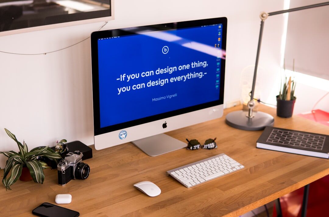 Layout moderno de design de site