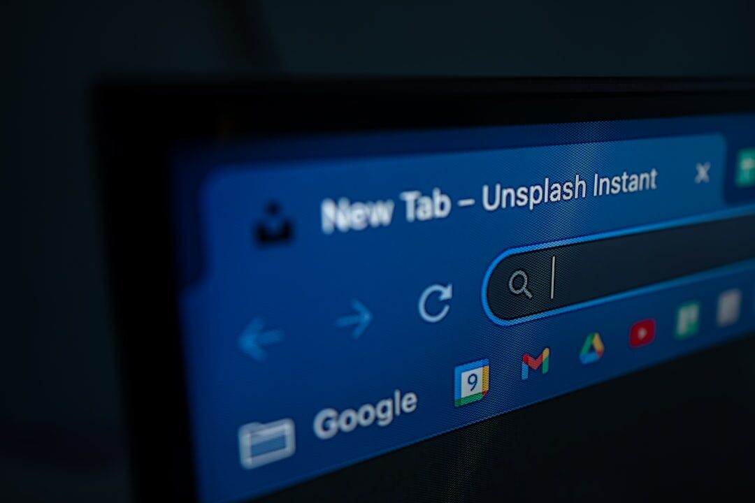 Anúncios digitais em uma tela