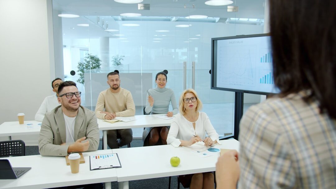 Apresentação de storytelling empresarial