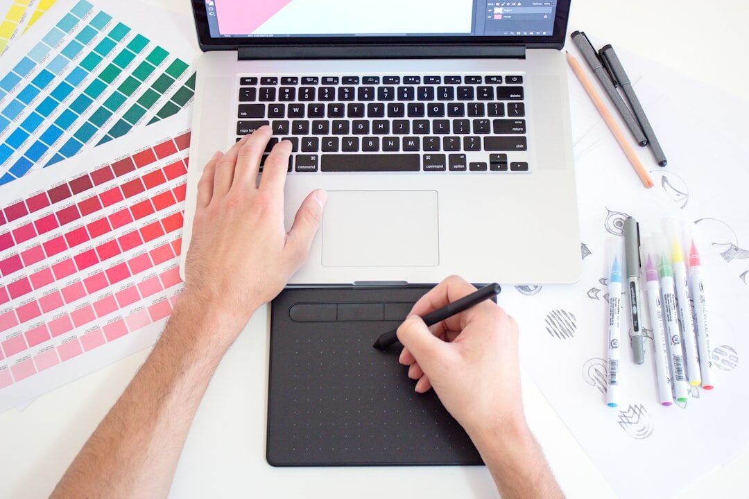Interface de ferramentas de design web com IA