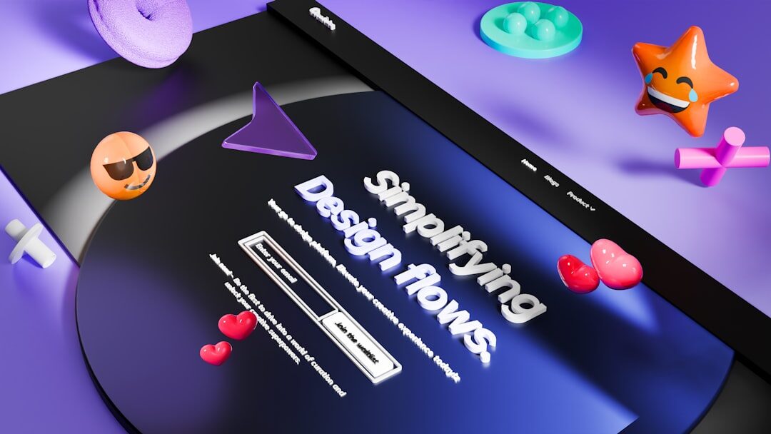 Interface moderna de design de site