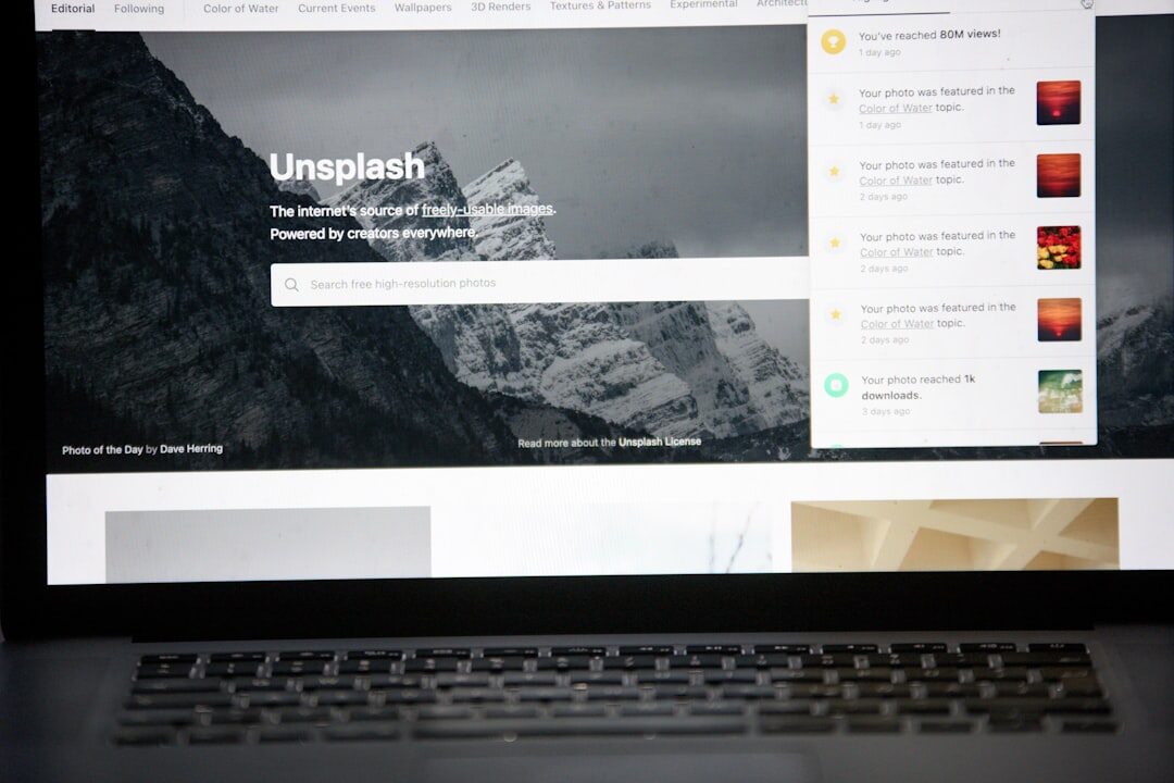 Layout de design de site moderno
