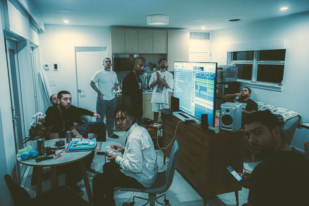 Reunião de estratégia de marketing digital